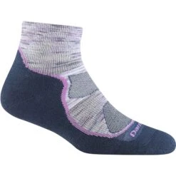 Darn Tough Womens Light Hiker Quarter Lightweight Socks