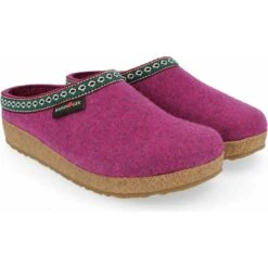 Haflinger GZ Classic Grizzly Wool Clog -Shoes Shop 711001101