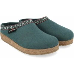 Haflinger GZ Classic Grizzly Wool Clog -Shoes Shop 711001108