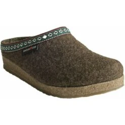 Haflinger GZ Classic Grizzly Wool Clog -Shoes Shop 711001 552