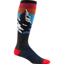 Darn Tough Mens Solstice Over-The-Calf Lightweight Ski & Snowboard Socks