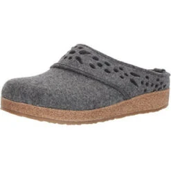 Haflinger Womens Lacey Wool Clog