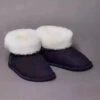 Siberia Spirit Midnight Black Kids Booties -Shoes Shop Black sheepskin kids toddler slippers 720x 2ba9bcbd 1819 4754 ab30 57ad7a158300