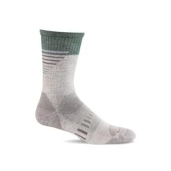 Sockwell Mens Ascend II Moderate Compression Crew Socks -Shoes Shop CT36M AscendIICrew Natural015 WEB
