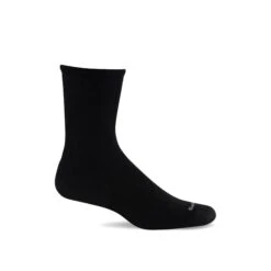 Sockwell Mens Plantar Cush Crew II Firm Compression Crew Socks