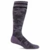 Sockwell Womens Camo Twill Moderate Compression Knee-High Socks -Shoes Shop SW129W CamoTwill Plum350 WEB
