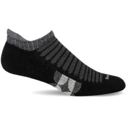 Sockwell Womens Spin Moderate Compression Micro Socks -Shoes Shop SW151W SpinMicro Black900 WEB