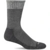 Sockwell Mens Foothold II Moderate Compression Socks -Shoes Shop SW82M FootholdIII Charcoal850 WEB