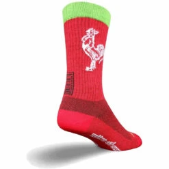 SockGuy Sriracha Turbo Wool Crew Socks