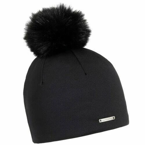 Turtle Fur Comfort Shell Pom Pom Beanie Turtle Fur Comfort Shell Pom Pom Beanie -Shoes Shop black1