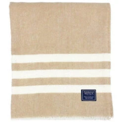 Faribault Mill Trapper Wool Throw -Shoes Shop faribault mill khaki natural stripe trapper wool throw 28758659924077 690x.progressive 4f663dfe 6675 47c7 946d 68f7b91306fc