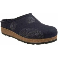 Haflinger Womens Spirit Wool Clog 4 Haflinger Womens Spirit Wool Clog -Shoes Shop spiritnavy