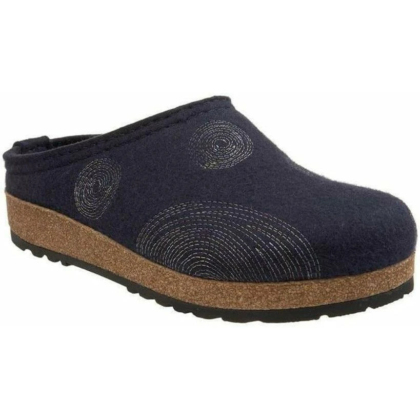 Haflinger Womens Spirit Wool Clog Haflinger Womens Spirit Wool Clog -Shoes Shop spiritnavy
